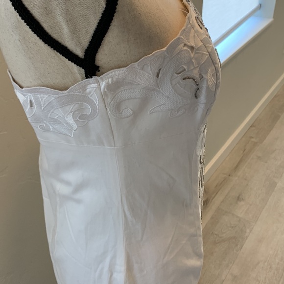 WHBM White Strapless Fancy Dress NWT - Picture 7 of 14